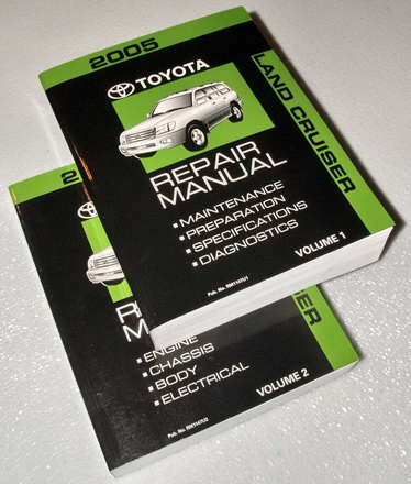 2005 Toyota Land Cruiser Factory Dealer Shop Service Repair Manuals