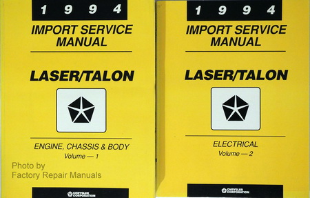 1994 Plymouth Laser & Eagle Talon Factory Service Manual